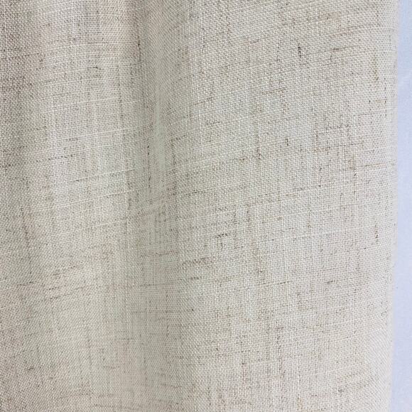 Vintage JBJ Sportswear Cream Linen A-Line Skirt Side Slit - Picture 6 of 8